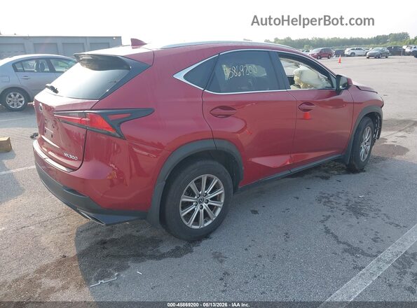 JTJBARBZ3K2193836 2019 LEXUS NX 300 Red უკანა მარჯვენა
