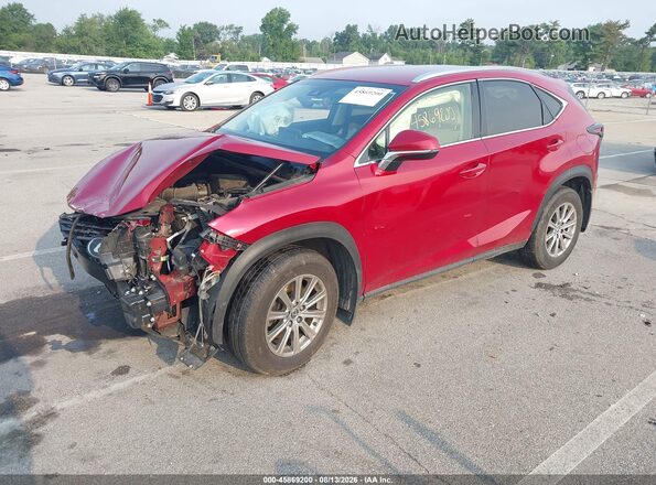 JTJBARBZ3K2193836 2019 LEXUS NX 300 Red წინა მარცხენა ხედი სამი მეოთხედიდან