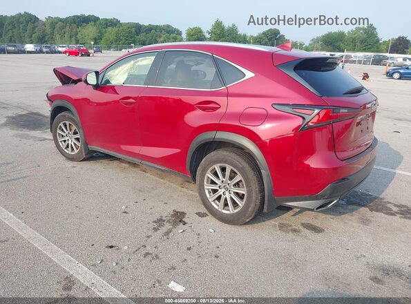 JTJBARBZ3K2193836 2019 LEXUS NX 300 Red უკანა მარცხენა