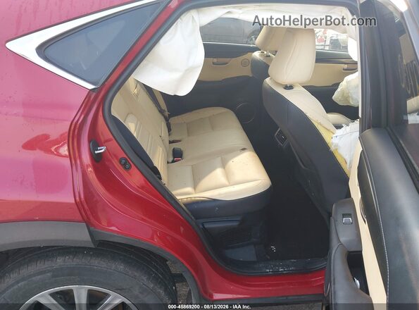 JTJBARBZ3K2193836 2019 LEXUS NX 300 Red VIN კოდის სტიკერის ხედი