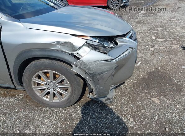 JTJBARBZ4H2107541 2017 LEXUS NX 200T Silver Front view