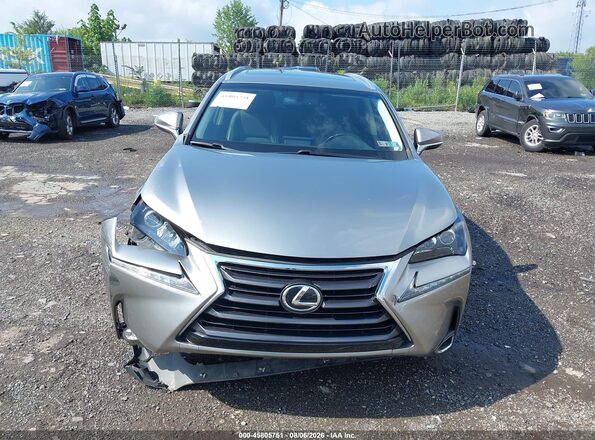 JTJBARBZ4H2107541 2017 LEXUS NX 200T Silver Instrument cluster view