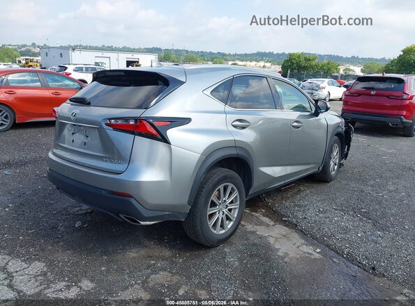 JTJBARBZ4H2107541 2017 LEXUS NX 200T Silver Rear right