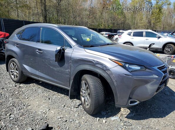 JTJBARBZ5G2095902 2016 LEXUS NX Gray Delantero derecho