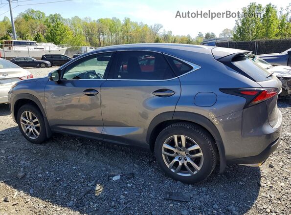 JTJBARBZ5G2095902 2016 LEXUS NX Gray Trasero izquierdo