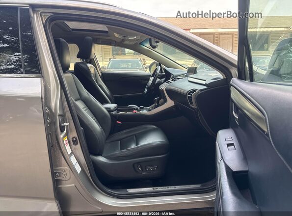 JTJBARBZ5G2095978 2016 LEXUS NX 200T Gray Вид салону спереду