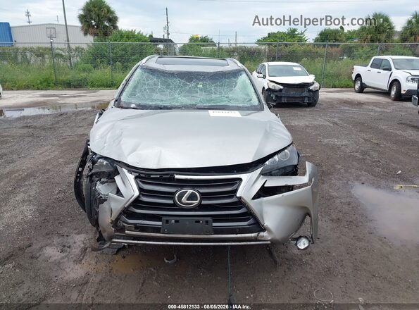 JTJBARBZ5H2097490 2017 LEXUS NX 200T Silver წინა ხედი