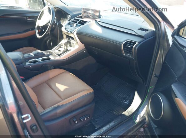 JTJBARBZ5J2151246 2018 LEXUS NX 300 Gray Вид салону спереду