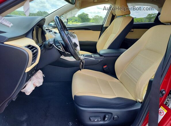 JTJBARBZ5K2212063 2019 LEXUS NX Красный Вид салона спереди
