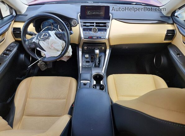 JTJBARBZ5K2212063 2019 LEXUS NX Красный Вид панели приборов