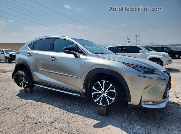 JTJBARBZ6G2062794 2016 LEXUS NX Silver Przód prawy
