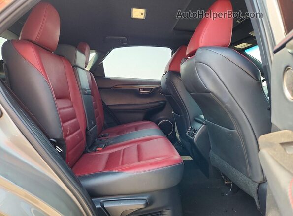 JTJBARBZ6G2062794 2016 LEXUS NX Silver Widok wnętrza z tyłu