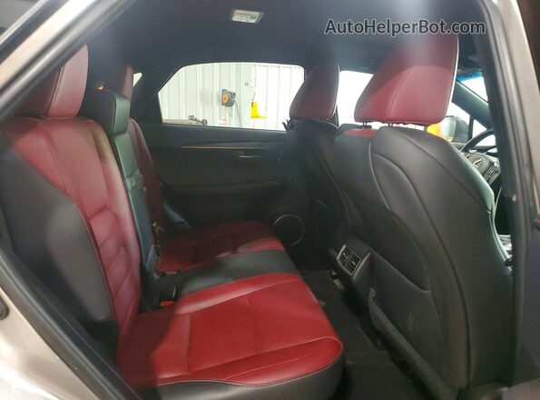 JTJBARBZ6H2100798 2017 LEXUS NX Silver Widok wnętrza z tyłu