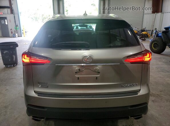 JTJBARBZ6H2100798 2017 LEXUS NX Silver Widok z tyłu