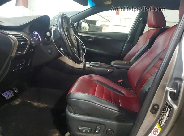 JTJBARBZ6H2100798 2017 LEXUS NX Silver Widok wnętrza z przodu