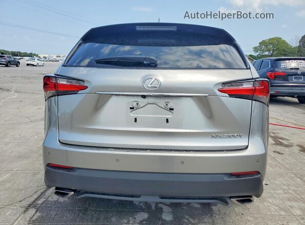 JTJBARBZ7H2104391 2017 LEXUS NX Silver Vista trasera