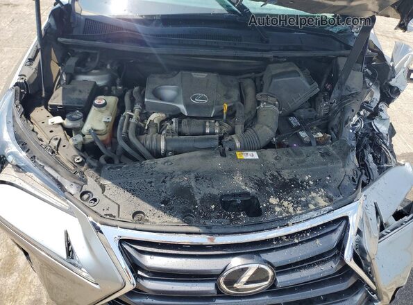 JTJBARBZ7H2104391 2017 LEXUS NX Silver Vista del compartimento del motor