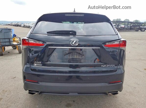JTJBARBZ7H2107355 2017 LEXUS NX Black Rear view
