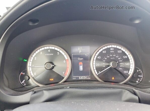 JTJBARBZ7H2107355 2017 LEXUS NX Black Instrument cluster view