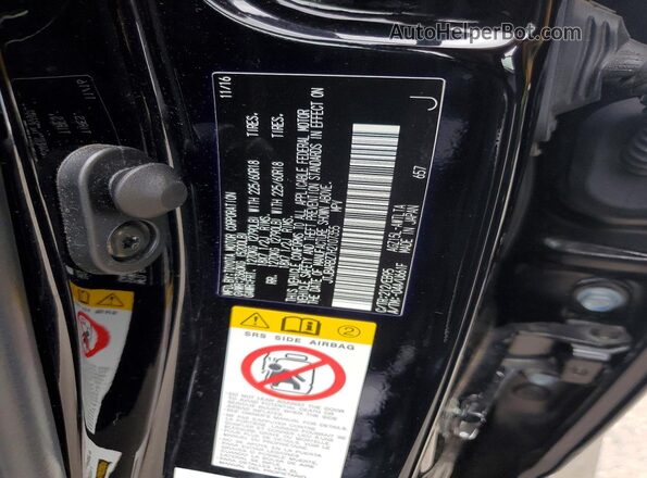 JTJBARBZ7H2107355 2017 LEXUS NX Black VIN sticker view