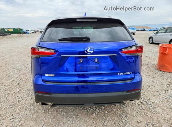 JTJBARBZ7H2119246 2017 LEXUS NX Blue Vista trasera