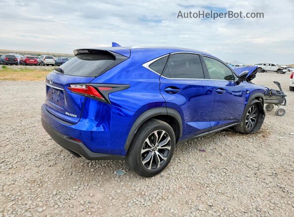JTJBARBZ7H2119246 2017 LEXUS NX Blue Trasero derecho