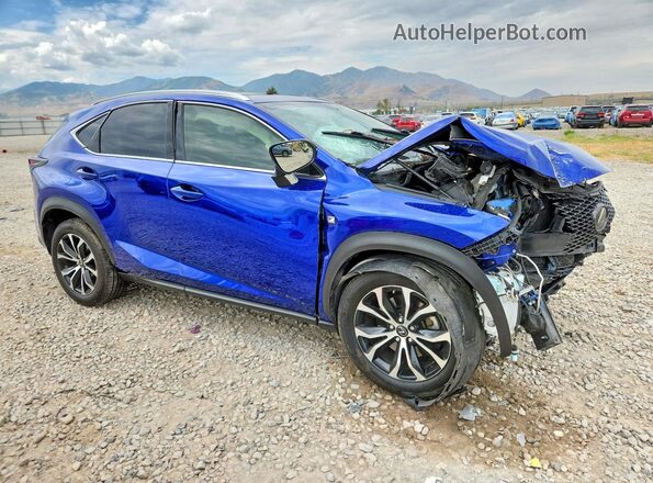 JTJBARBZ7H2119246 2017 LEXUS NX Blue Delantero derecho