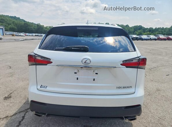 JTJBARBZ7H2145149 2017 LEXUS NX White Հետևի տեսք