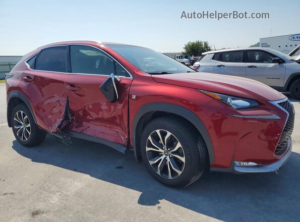 JTJBARBZ8G2052395 2016 LEXUS NX Red Delantero derecho