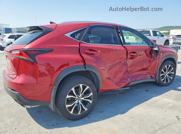 JTJBARBZ8G2052395 2016 LEXUS NX Red Trasero derecho