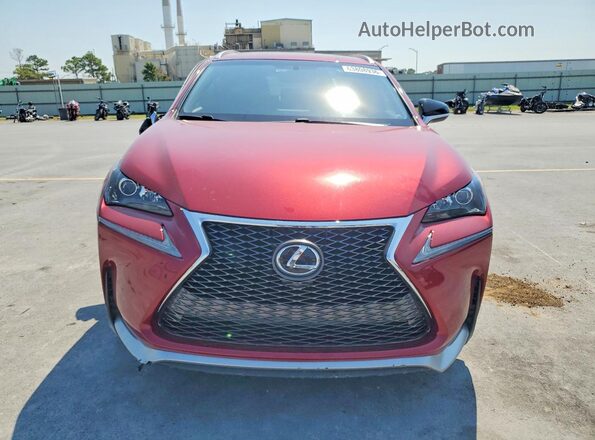 JTJBARBZ8G2052395 2016 LEXUS NX Red Vista frontal