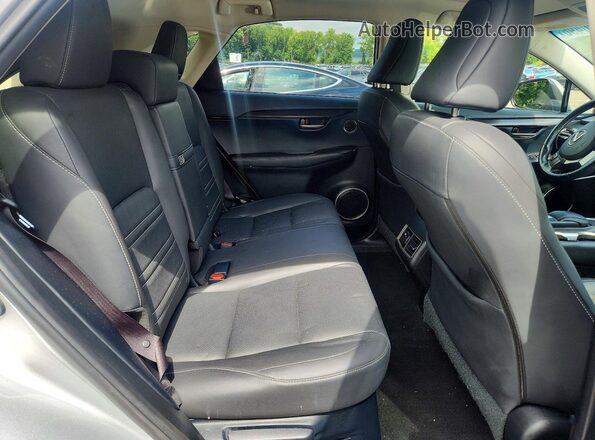 JTJBARBZ8G2062456 2016 LEXUS NX Silver Rear seats view