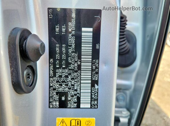 JTJBARBZ8G2062456 2016 LEXUS NX Silver Engine compartment view