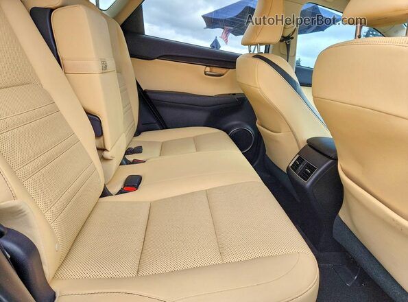 JTJBARBZ8G2066183 2016 LEXUS NX Silver Widok wnętrza z tyłu