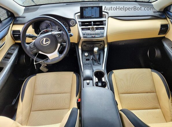 JTJBARBZ8G2066183 2016 LEXUS NX Silver Widok deski rozdzielczej