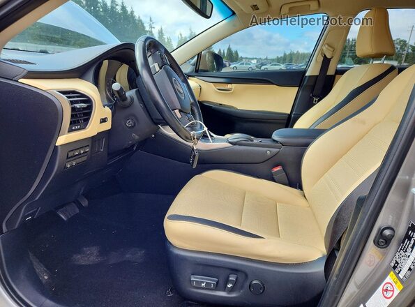 JTJBARBZ8G2066183 2016 LEXUS NX Silver Widok wnętrza z przodu