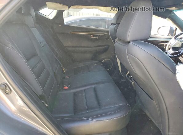JTJBARBZ8G2074476 2016 LEXUS NX Charcoal Вид задньої частини салону