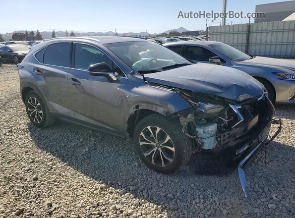 JTJBARBZ8G2074476 2016 LEXUS NX Charcoal Передня права чверть