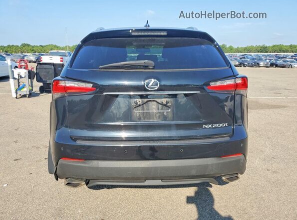 JTJBARBZ8G2094212 2016 LEXUS NX Black Հետևի տեսք