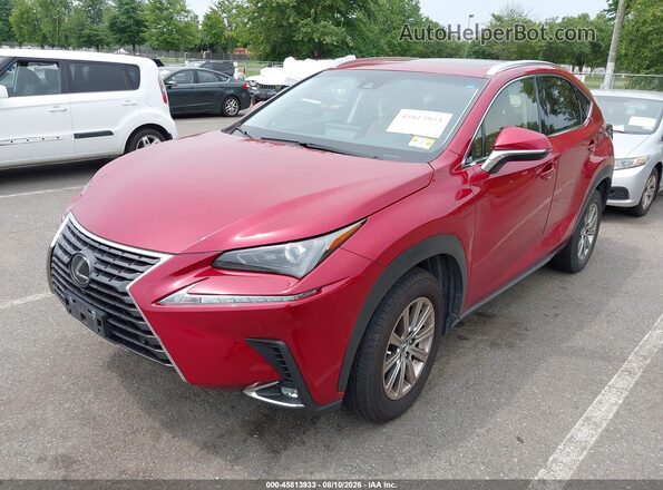 JTJBARBZ8K2208041 2019 LEXUS NX 300 Red Передня ліва чверть