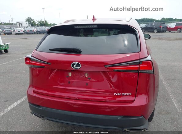 JTJBARBZ8K2208041 2019 LEXUS NX 300 Red 