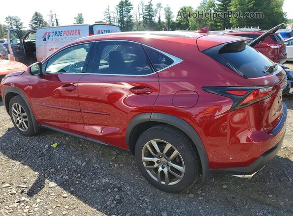 JTJBARBZ9G2064989 2016 LEXUS NX Red Trasero izquierdo