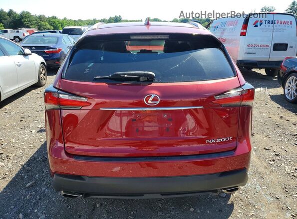 JTJBARBZ9G2064989 2016 LEXUS NX Red Vista trasera