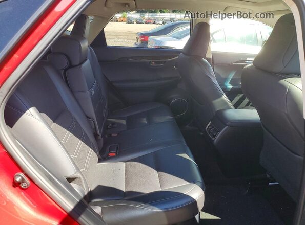 JTJBARBZ9G2064989 2016 LEXUS NX Red Vista de los asientos traseros