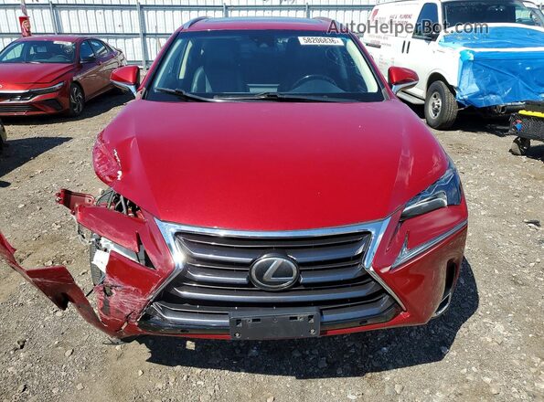 JTJBARBZ9G2064989 2016 LEXUS NX Red Vista frontal