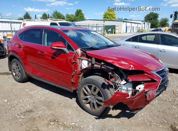 JTJBARBZ9G2064989 2016 LEXUS NX Red Delantero derecho