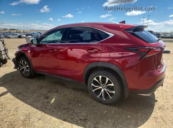 JTJBARBZ9H2098822 2017 LEXUS NX Красный Задняя левая четверть