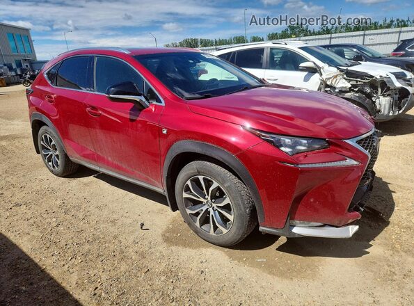 JTJBARBZ9H2098822 2017 LEXUS NX Красный Передняя правая четверть