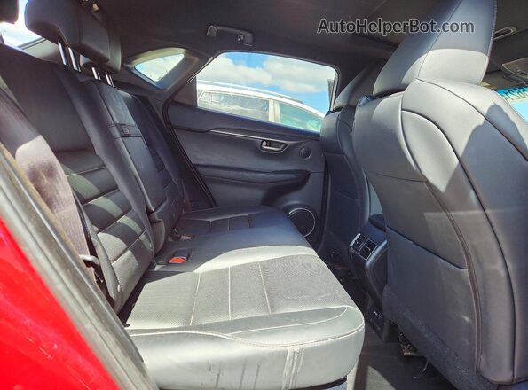 JTJBARBZ9H2098822 2017 LEXUS NX Красный Вид задней части салона