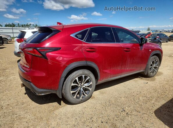 JTJBARBZ9H2098822 2017 LEXUS NX Красный Задняя правая четверть